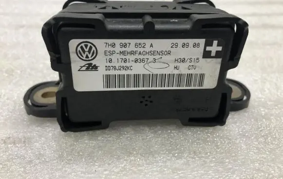 Audi TT TTS Mk2 ESP acceleration yaw rate sensor 7H0907652A