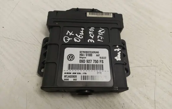 Audi Q7 4L Gearbox control unit/module 09D927750FS H64S1000
