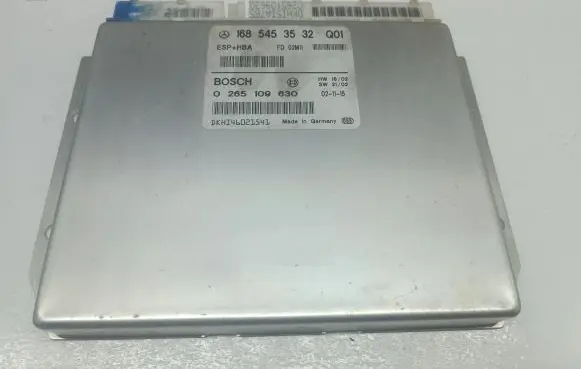 Mercedes-Benz A W168 ESP (stability system) control unit 1685453532 0265109630 A1685453532