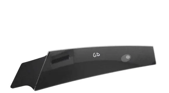 Tesla Model S Front door glass trim molding 109230700E