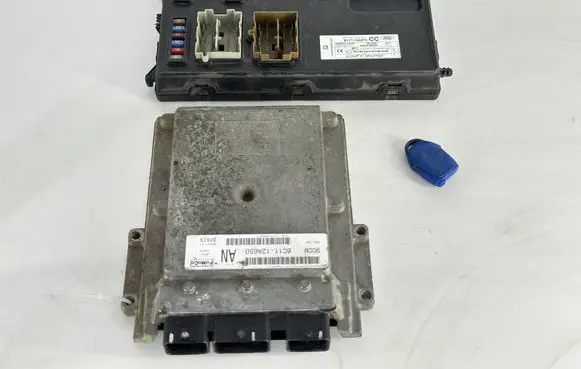 Ford Transit Engine ECU kit and lock set 6C1112A650AN 8C1T14A073CC