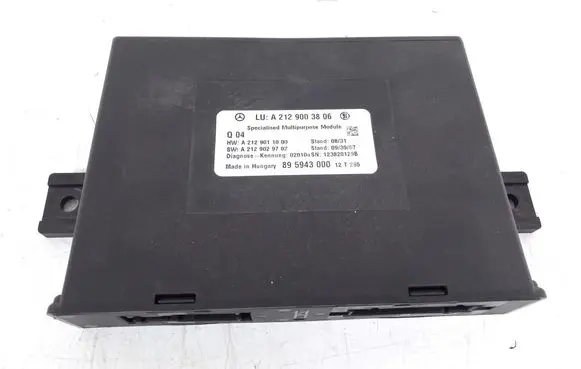 Mercedes-Benz B W246 W242 Comfort/convenience module A2129003806