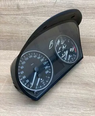 BMW 3 E90 E91 Speedometer (instrument cluster) 9110205 911020505 LHD