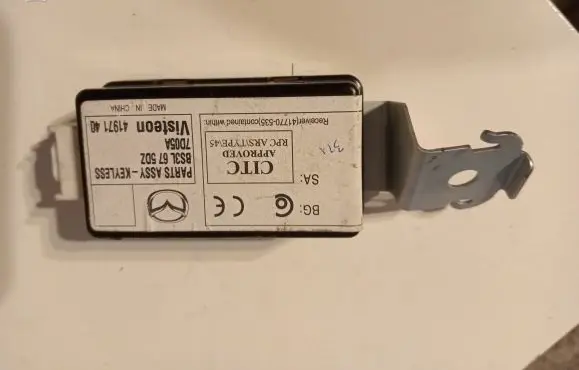 Mazda 3 I Keyless (KESSY) go control unit/module BS3L675DZ
