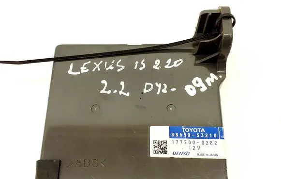 Lexus IS 220D-250-350 Climate control unit 8865053210