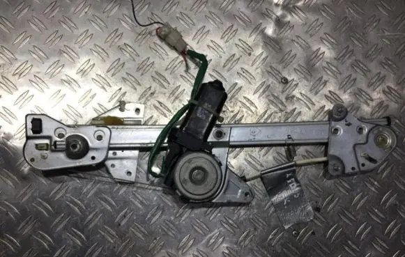 Sliding door window regulator with motor