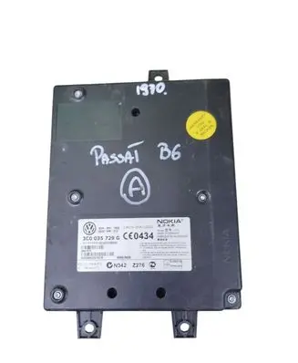 Volkswagen PASSAT B6 Bluetooth control unit module 3C0035729G