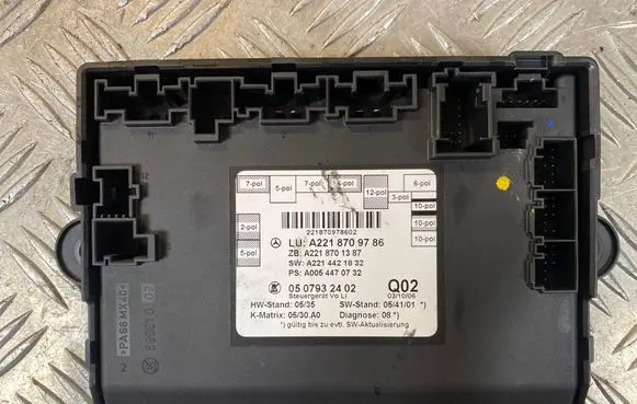 Mercedes-Benz S W221 Door control unit/module A2218709786 A2218701387 A2214421832