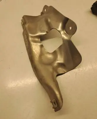 Heat shield in engine bay