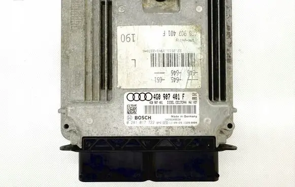 Audi A6 S6 C7 4G Engine control unit/module ECU 4G0907401F 0281017722