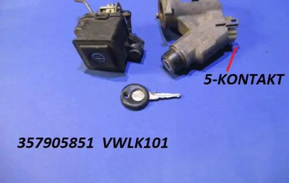 Volkswagen PASSAT B3 Ignition lock 357905851