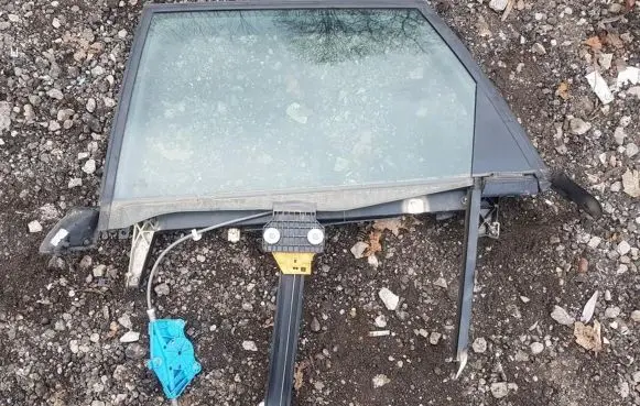 Audi A4 S4 B6 8E 8H Sliding door window regulator with motor