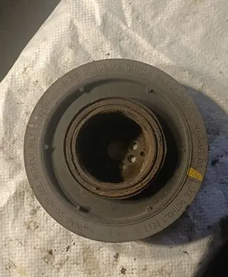 Audi A6 S6 C6 4F Crankshaft pulley 057105251D 059105251AD