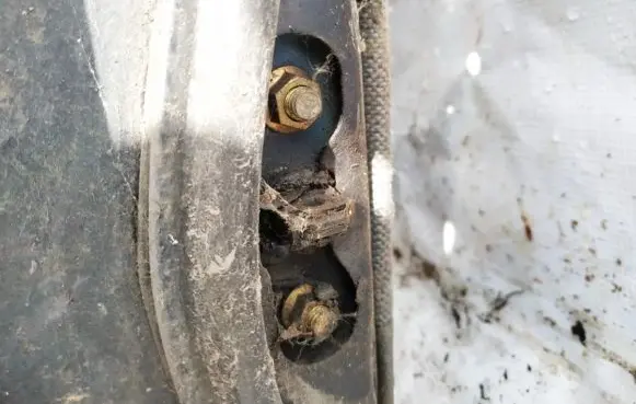 Mazda 626 Front door check strap stopper 