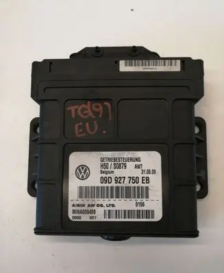 Volkswagen Touareg I Gearbox control unit/module 09D927750EB