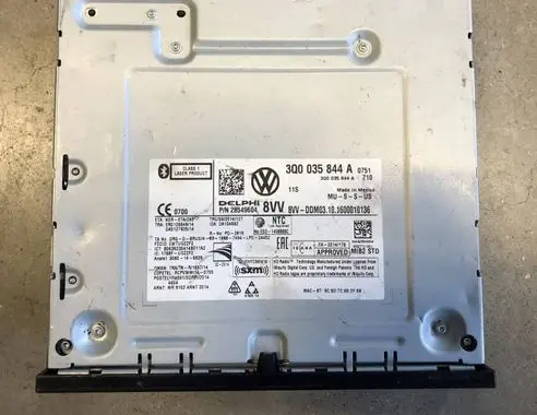 Volkswagen Golf VII MMI control unit 3Q0035844A