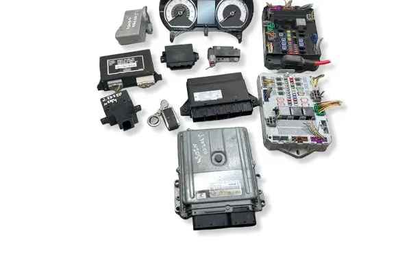 Jaguar XF X250 Engine ECU kit and lock set 9X2Q12A650PAE 0281014671 1039S36681