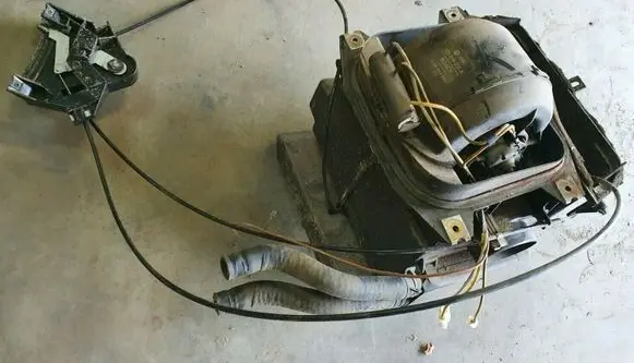 Volkswagen Golf I Interior heater climate box assembly 321819021A