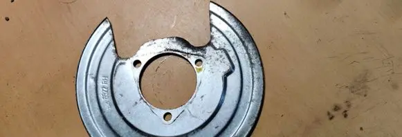 Chevrolet Malibu Rear brake disc plate dust cover 23456522