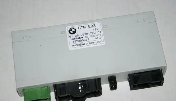 BMW 3 E92 E93 Convertible roof control unit 09281722