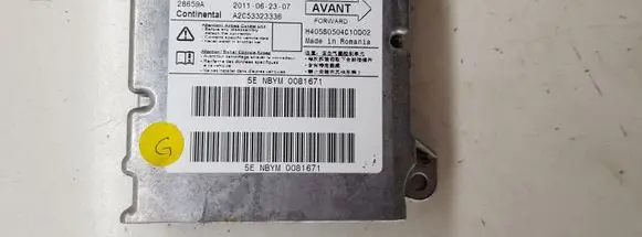 Peugeot 508 Airbag control unit/module 9677910680