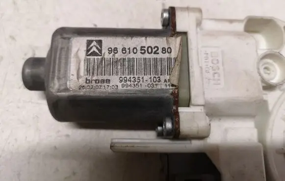 Citroen C6 Rear door window regulator motor 9661050280 988200103
