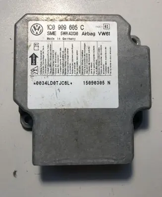 Volkswagen PASSAT B5.5 Airbag control unit/module 1C0909605C
