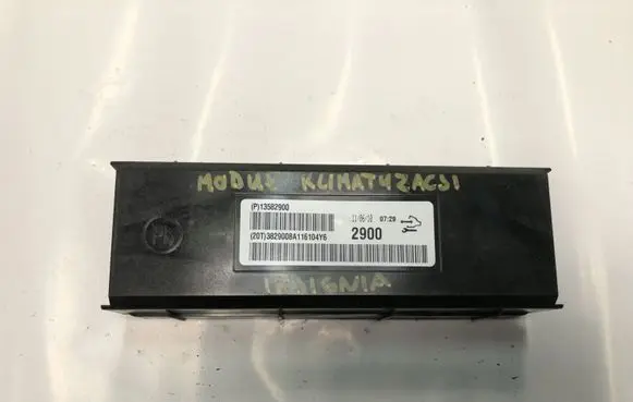Opel Insignia A Air conditioning/heating control unit 13582900