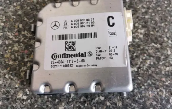 Mercedes-Benz ML W166 Other control units/modules A0009050538 A0009052100 A0009025904