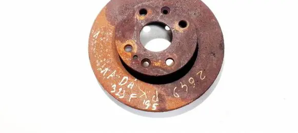 Mazda 323 Front brake disc ventiliuojamas