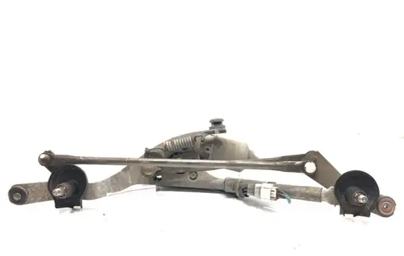 Front wiper linkage and motor