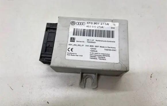 Audi A8 S8 D3 4E Tire pressure control unit 4F0907273A 4E0910273A