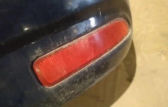 Rear tail light reflector
