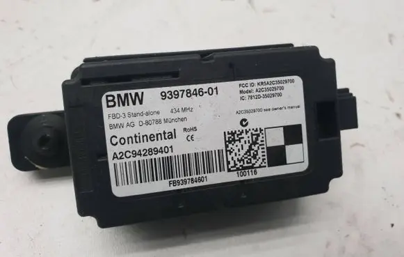 BMW 2 F22 F23 Antenna control unit 9397846 A2C94289401