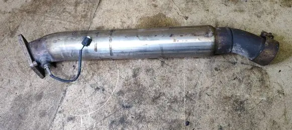 BMW X3 E83 Muffler pipe connector clamp 