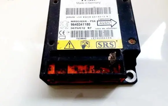 Peugeot 607 Airbag control unit/module 9640341180