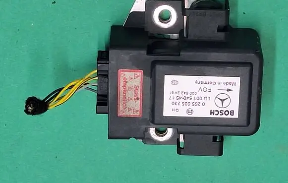 ESP acceleration yaw rate sensor