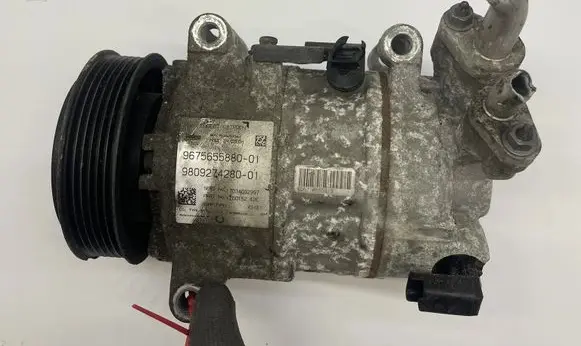 Peugeot 308 Air conditioning (A/C) compressor (pump) 9675655880 9809274280