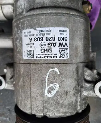 Volkswagen PASSAT CC Air conditioning (A/C) compressor (pump) 5K0820803A