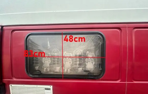 Volkswagen Transporter - Caravelle T4 Side middle window/glass 7D1847099 723845121