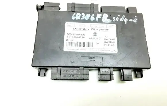 Mercedes-Benz S W220 Seat control module 2118704926