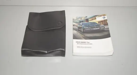 BMW 7 G11 G12 Owners service history hand book 2974712 01402974712
