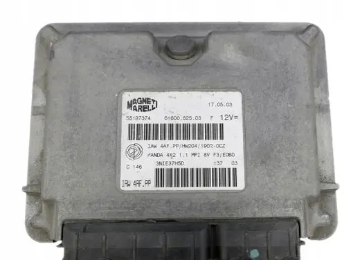 Fiat Panda II Engine control unit/module 55187374