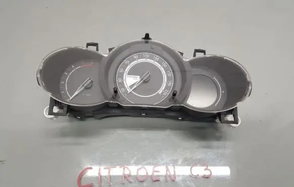 Citroen C3 Speedometer (instrument cluster) 98041181XT A2C83012900