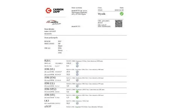 Opel Vectra C Fuel injector 0445110165