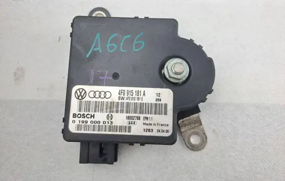 Audi A6 S6 C6 4F Power management control unit 4F0915181A 0199000013 4F0910181E