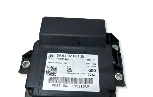Volkswagen PASSAT B7 Hand brake control module 3AA907801G 18233201A 200000004024250