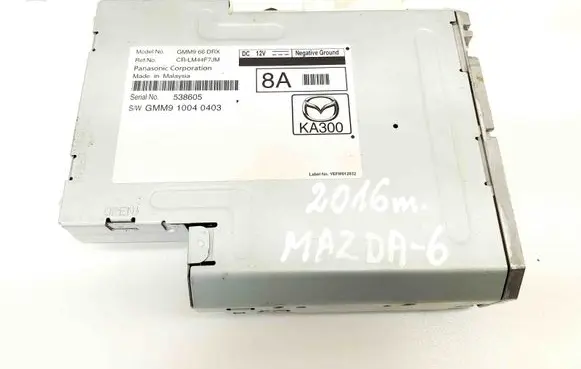 Mazda 6 GPS navigation control unit/module GMM966DRX