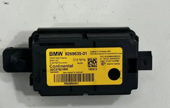 BMW 3 F30 F35 F31 Alarm control unit/module 9269635 6817933