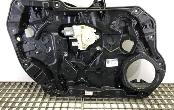 Front door window regulator with motor
